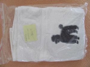 Hand Towel with poodl