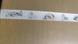 Lepící páska s motivem psa