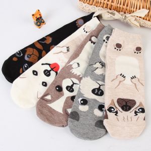 Ponožky s motivem psa mops 27
