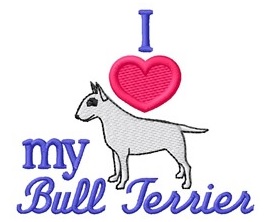 Výšivka bull teriér