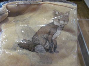 Dámský šátek motiv liška