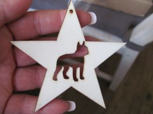 Hvězdička motiv pes - buldoček