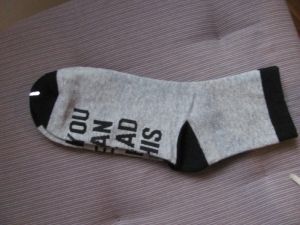 Ponožky s textem pro milovníky piva