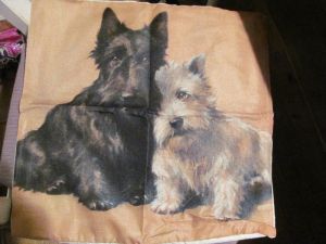 Pilow cover  - scottie dog