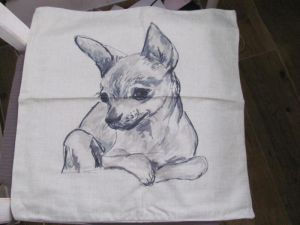 Pillow cover dog - 