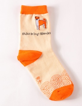 Ponožky  s motivem psa - shiba 108