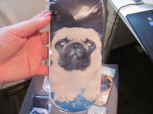 Ponožky motiv pes - mops 28