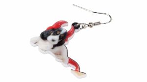 Earrings with dog- Cavalier King Charles