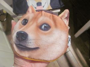 Peněženka motiv pes  shiba