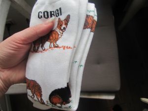 Ponožky motiv pes - corgi 7