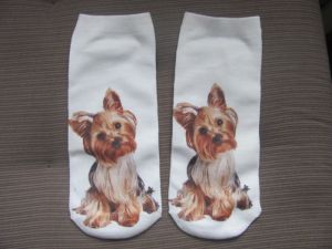 Ponožky motiv pes - jorkšírský teriér - jork