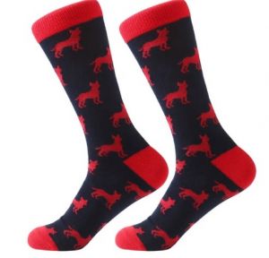 Ponožky motiv pes . asi bull teriér, teriér  128