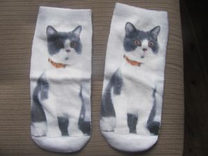 Ponožky s motivem kočka A