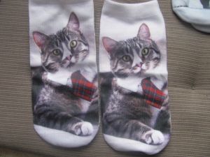 Ponožky s motivem kočka B