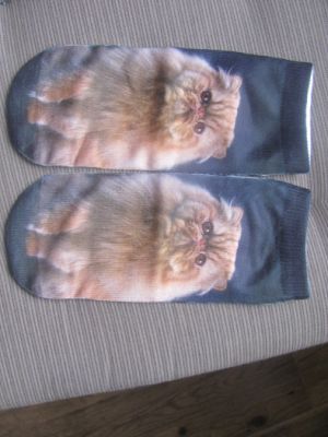 Ponožky s motivem kočka H