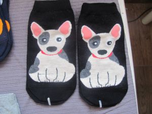 Ponožky motiv pes -bulteriér 85