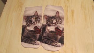 Ponožky motiv kočka 15