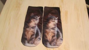 Ponožky motiv kočka 16