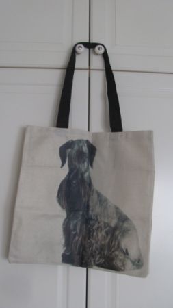 Nákupní taška motiv pes - český teriér 2