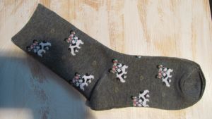 Ponožky motiv pes - buldoček 68