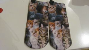 Ponožky motiv kočka více ras 3258