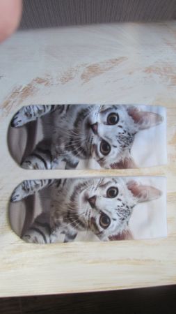 Ponožky motiv kočka 441