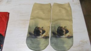 Ponožky motiv pes- mops 143 