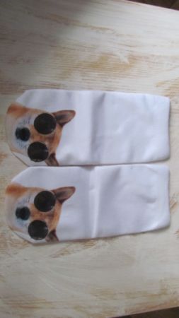 Ponožky motiv pes - shiba 332