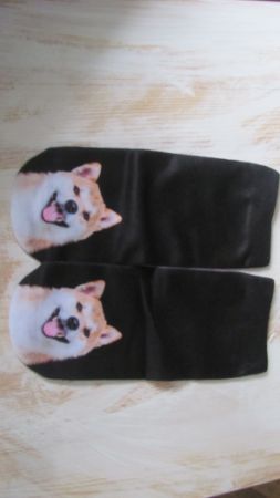 Ponožky motiv pes - shiba 65874