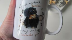 Hrnek motiv pes - jezevčík 2