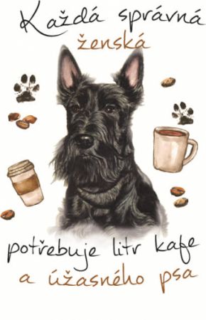 Hrnek motiv pes - skotský teriér 