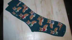 Ponožky motiv pes - Corgi 14