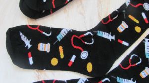 Ponožky motiv lékař