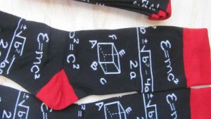Ponožky motiv matematika 