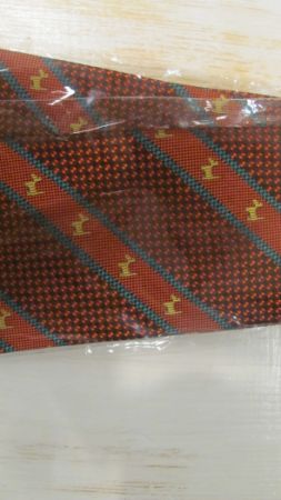 Pánská kravata motiv pes - skotský teriér, westík 78410