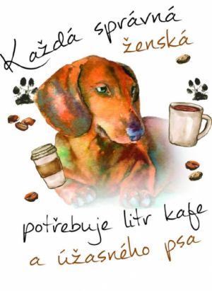Hrníček motiv pes - Jezevčík 58