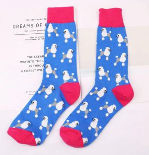 Ponožky motiv pes - Pudl 741