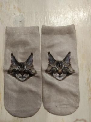 Ponožky motiv kočka 39