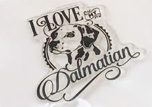 Razítko motiv pes - Dalmatin 7