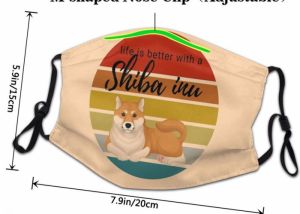 Ústenka motiv pes - Shiba 1