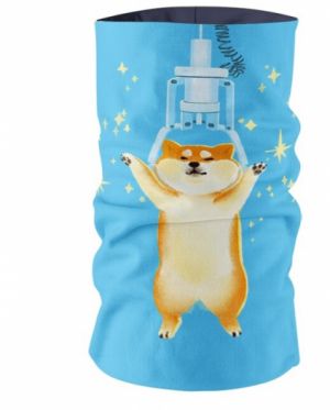 Multifunkční šátek motiv pes - Shiba