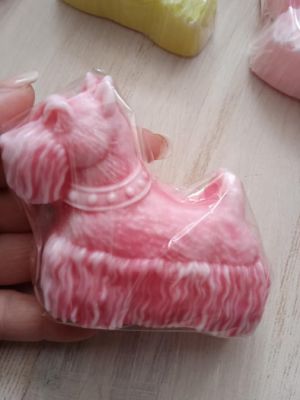 Mýdlo ve tvaru psa -  Japonská švestka - skotský teriér 6