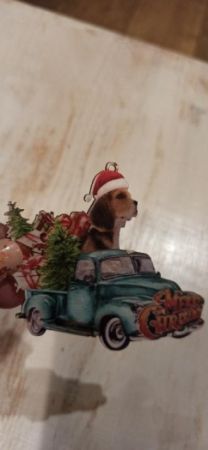 Vánoční ozdoba motiv pes - Biegel 1