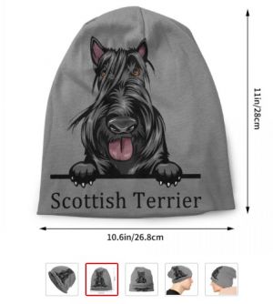 Čepice motiv pes - skotský teriér 4