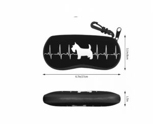 Pouzdro na brýle motiv pes -  skotský teriér 1
