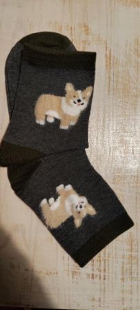 Ponožky motiv pes - Corgi 784659