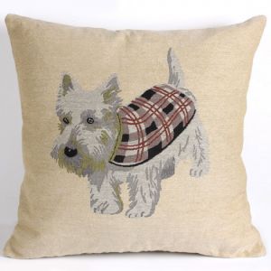 Cushion cover westie